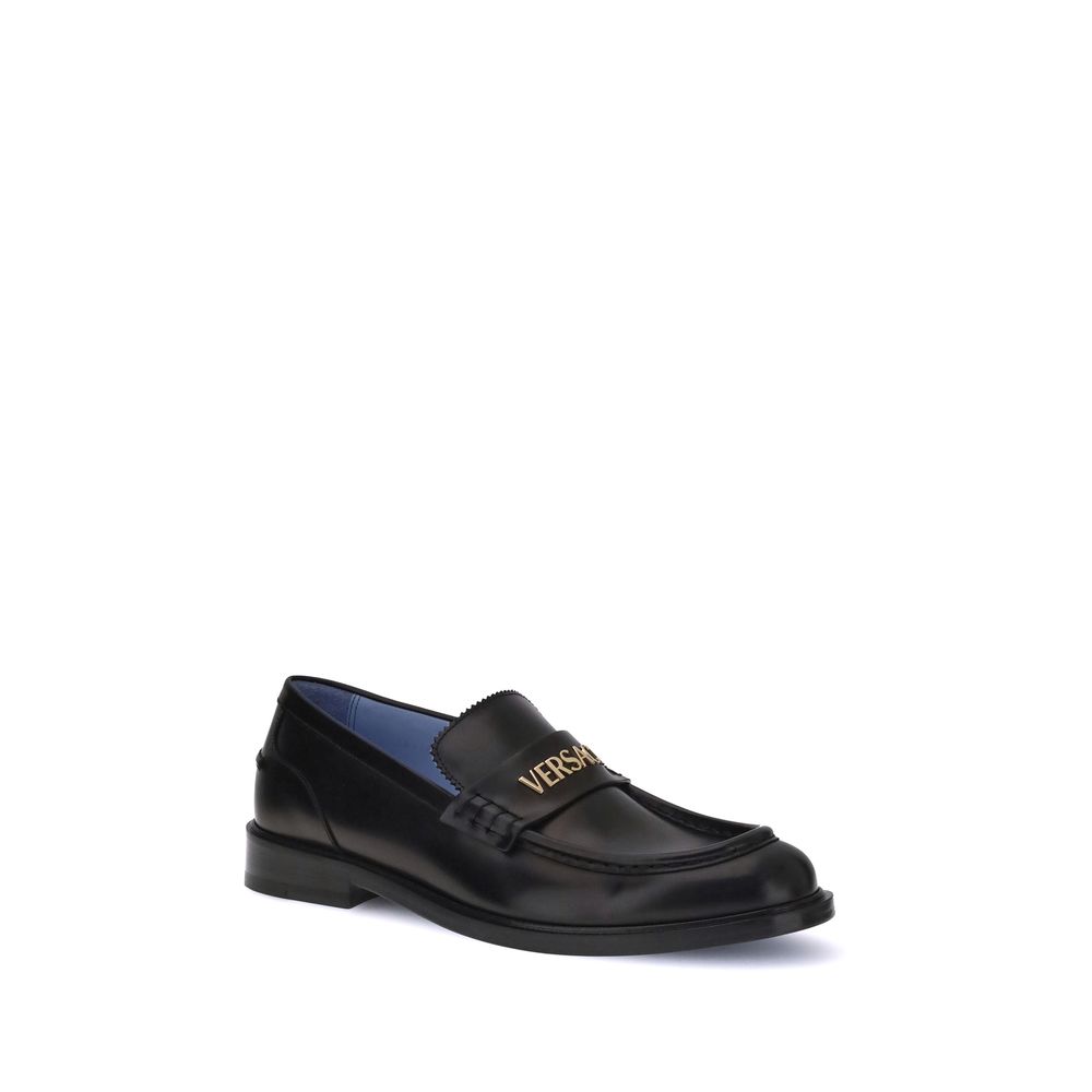 Versace Leather Loafers Versace