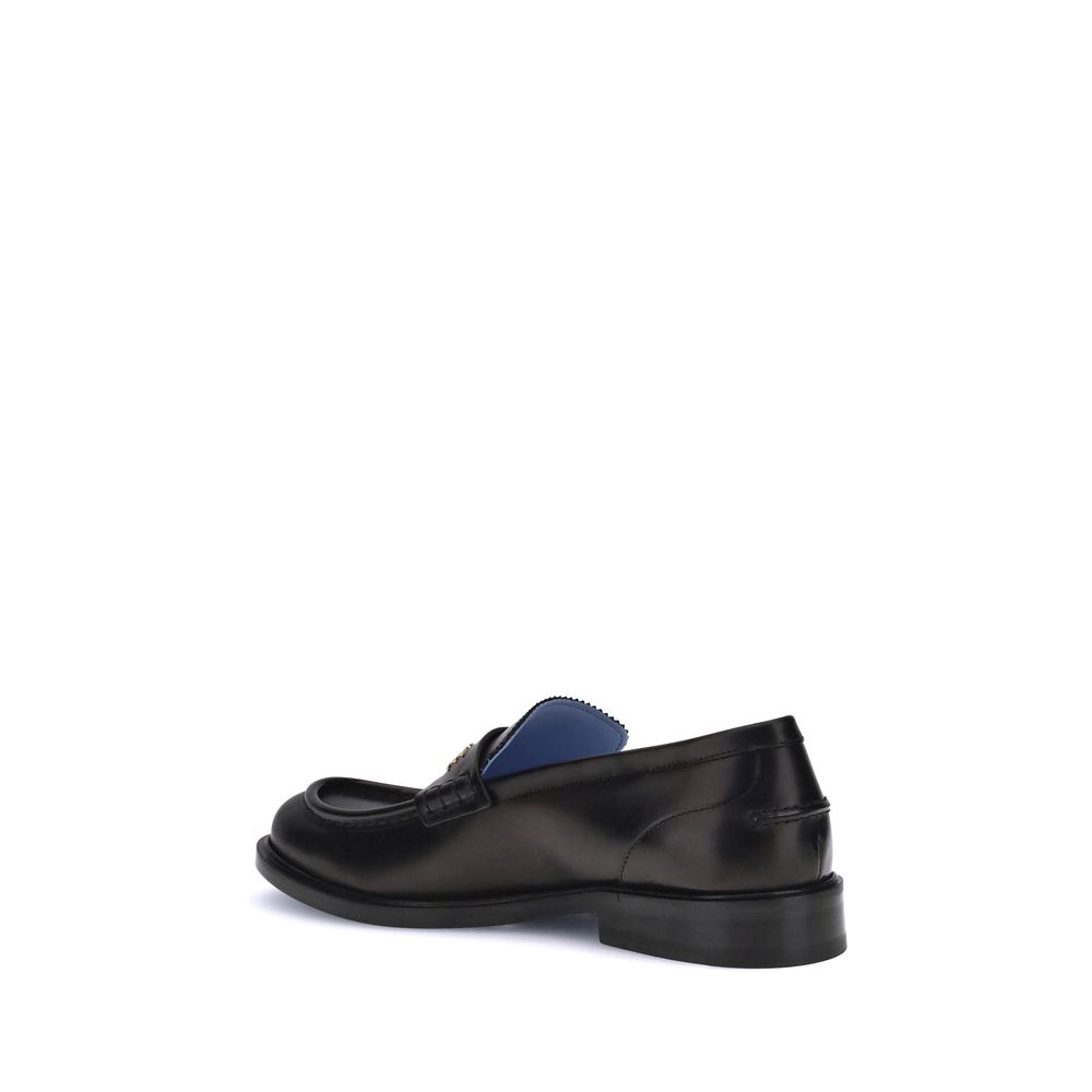 Versace Leather Loafers Versace