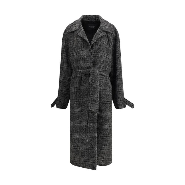 Balenciaga Check long Coat Balenciaga