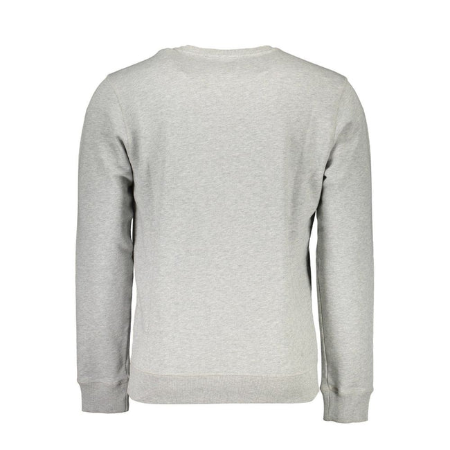 North Sails Gray Organic Cotton Men Sweater North Sails