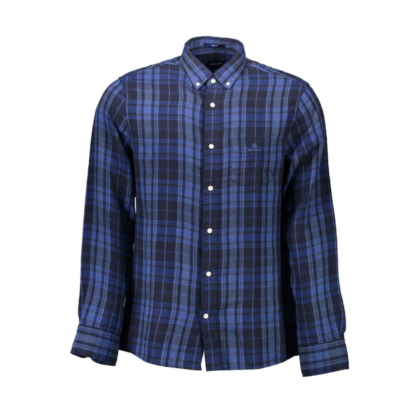 Gant Blue Cotton Shirt Gant