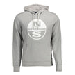 North Sails Gray Cotton Men Sweater North Sails