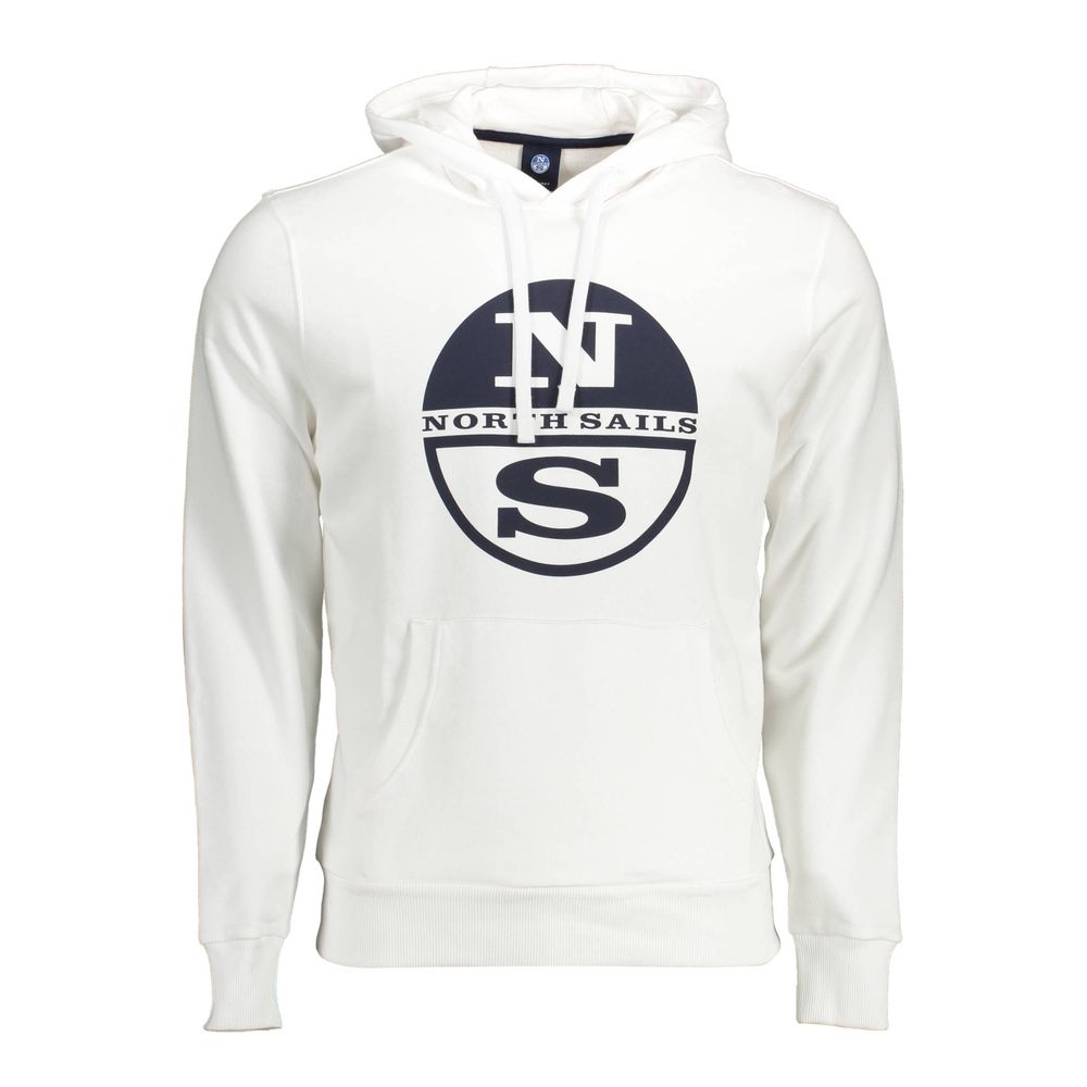North Sails White Cotton Men Sweater North Sails