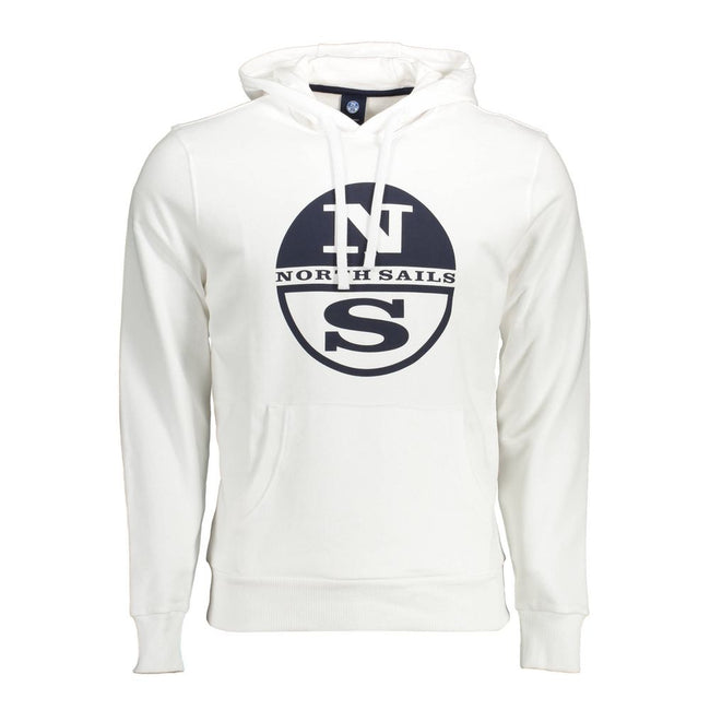 North Sails White Cotton Men Sweater North Sails
