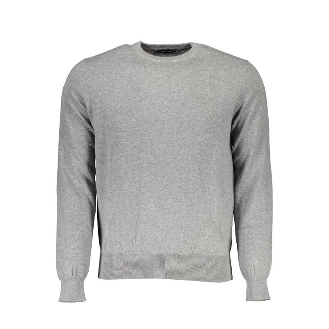 North Sails Gray Cotton Sweater North Sails