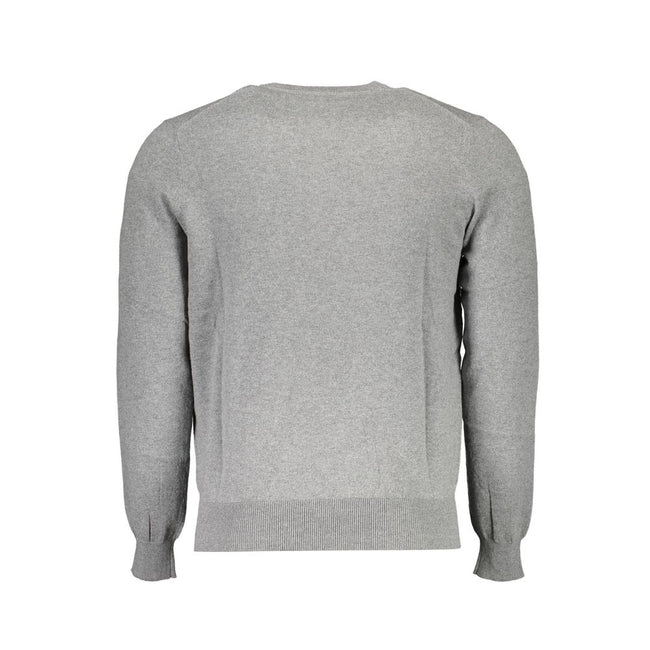 North Sails Gray Cotton Sweater North Sails