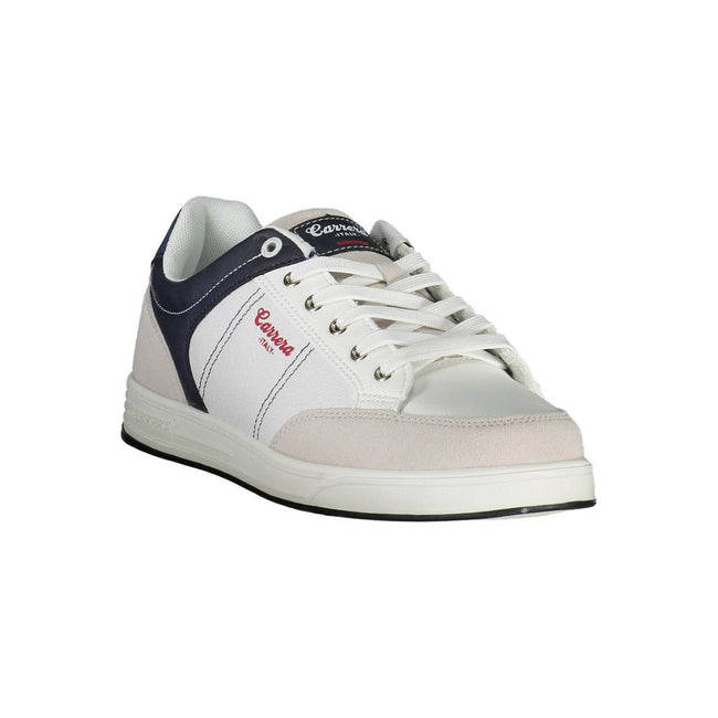 Carrera White Polyester Sneaker Carrera