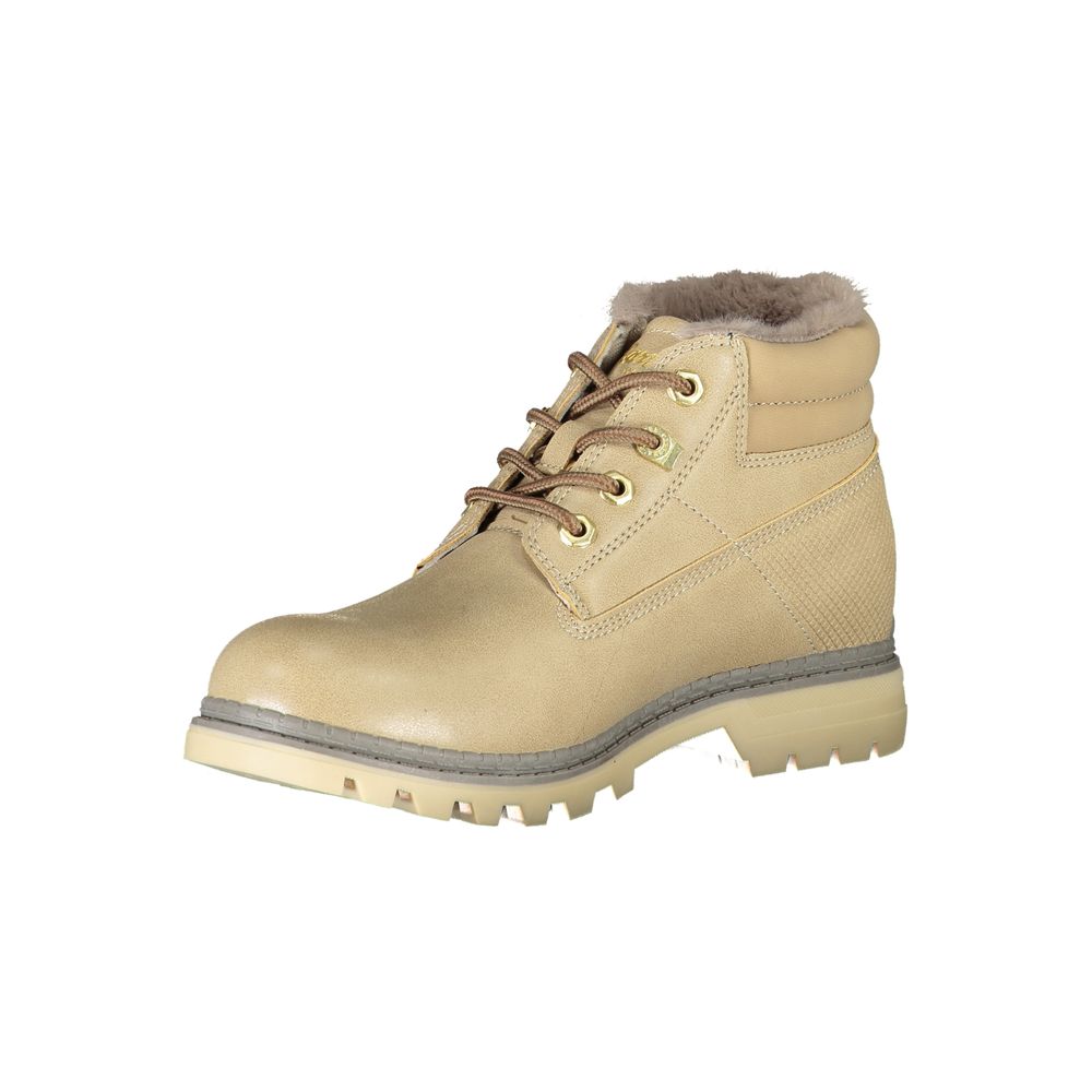 Carrera Beige Polyester Women Boot Carrera