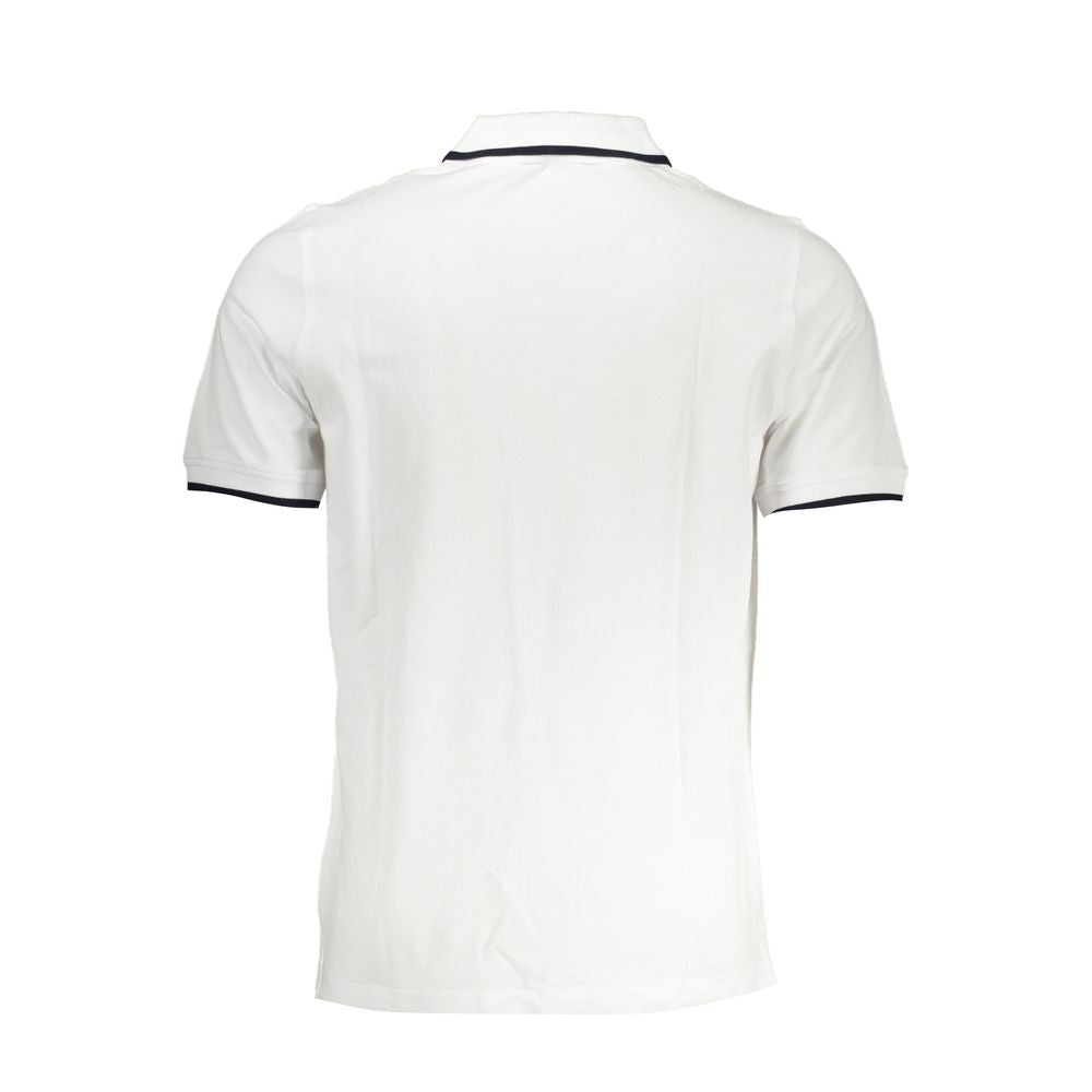 K-WAY White Cotton Polo Shirt K-WAY