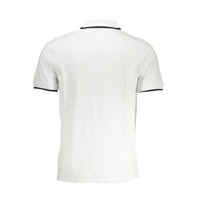 K-WAY White Cotton Polo Shirt K-WAY