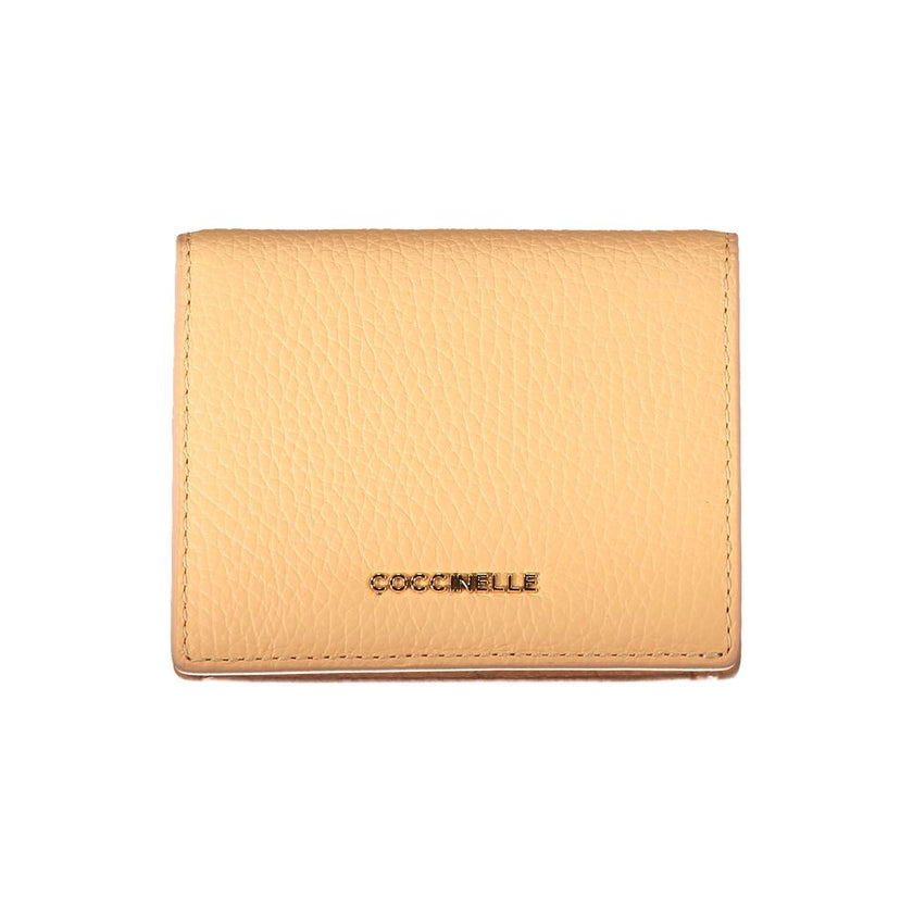 Coccinelle Arancione Leather Women Wallet Coccinelle