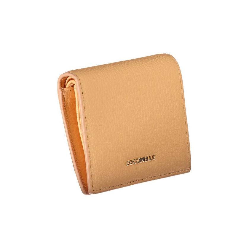 Coccinelle Arancione Leather Women Wallet Coccinelle
