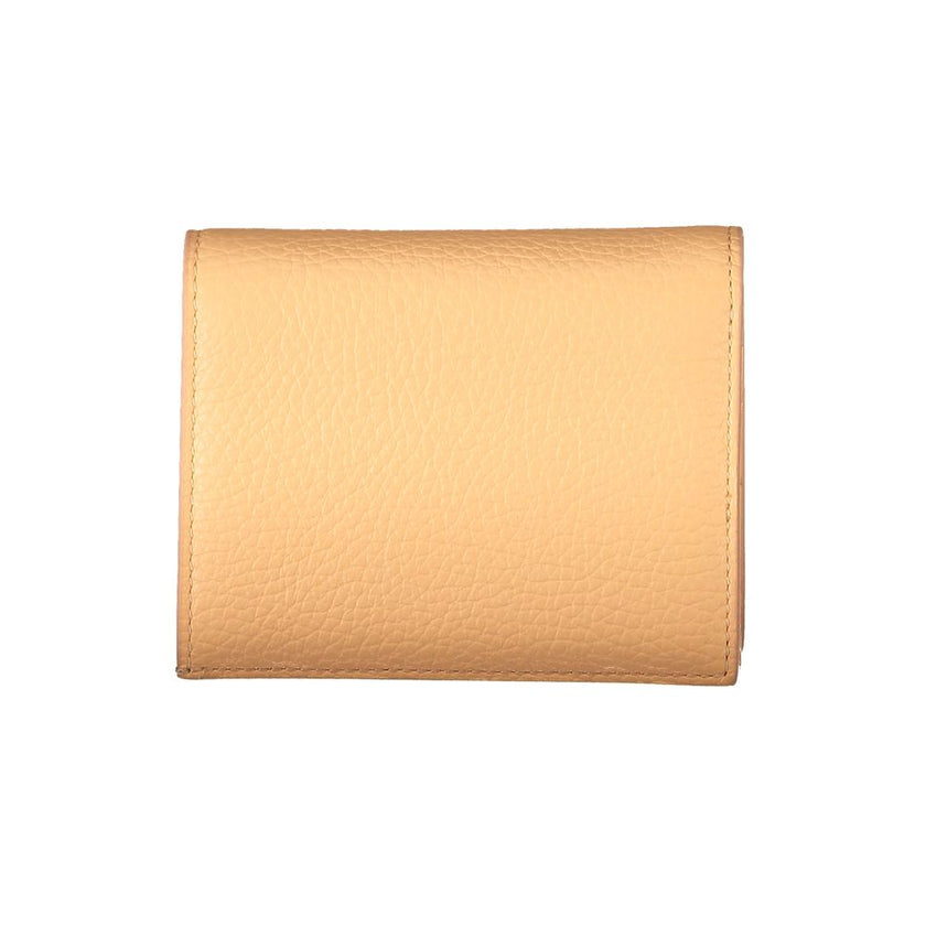 Coccinelle Arancione Leather Women Wallet Coccinelle