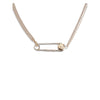 Versace Safety pin Necklace Versace