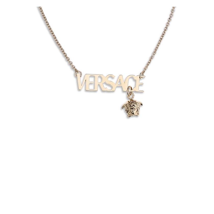 Versace Gold Metal Necklace Versace