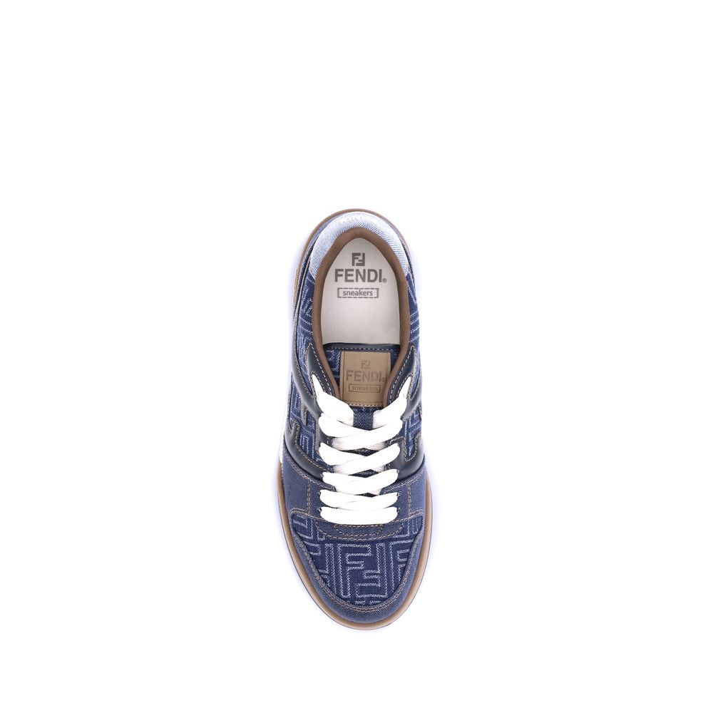 Fendi FF Denim Sneakers Fendi