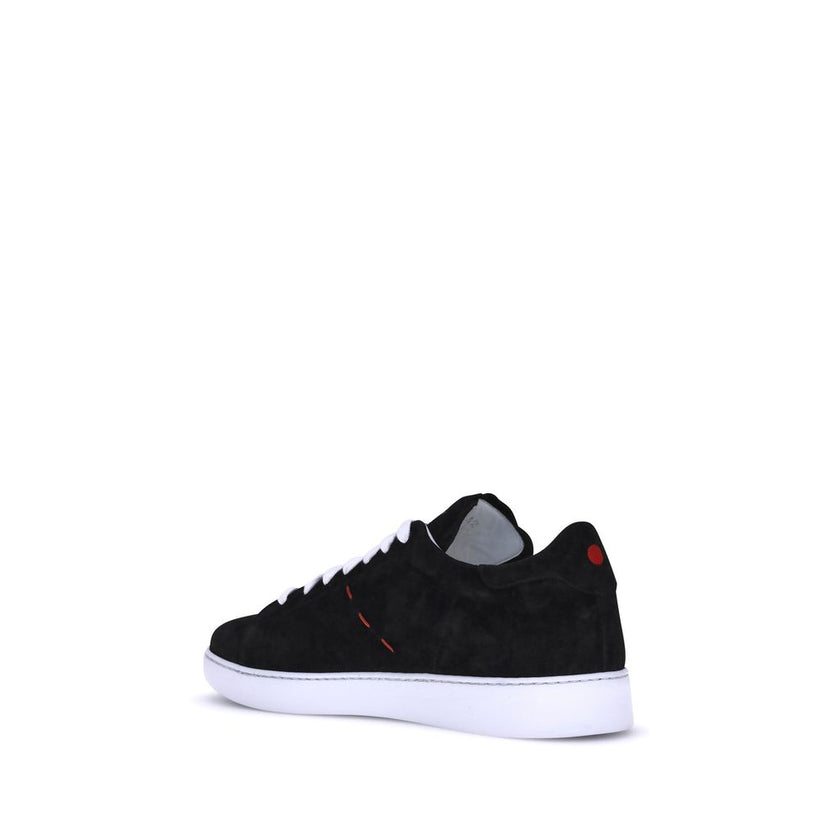 Kiton Black Rubber Low Top Sneakers Kiton