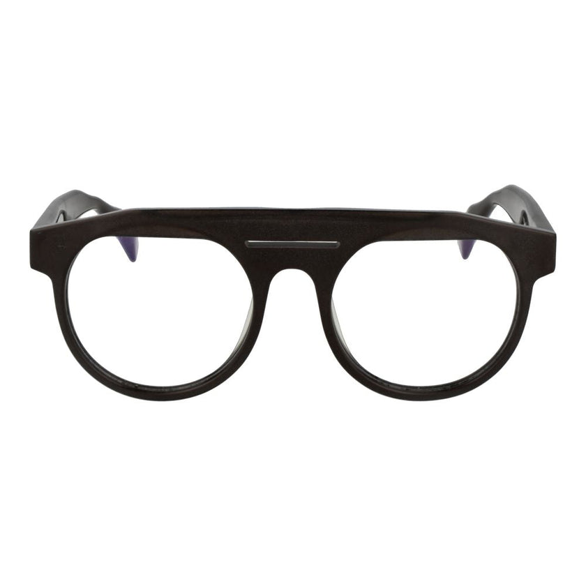 Yohji Yamamoto Brown Plastic Glasses (Frames) Yohji Yamamoto