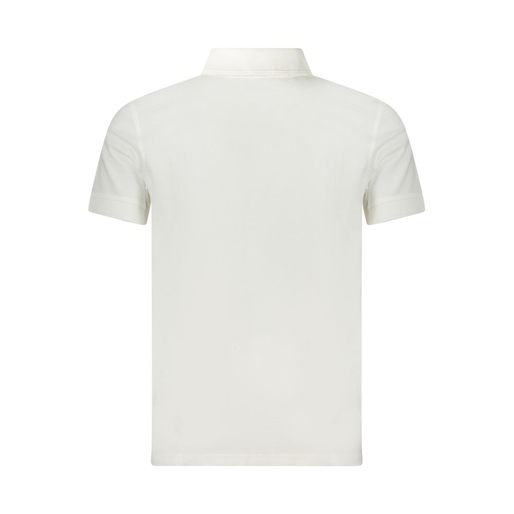 Hugo Boss White Cotton Polo Shirt Hugo Boss