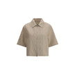 Fendi Chambray cropped Jacket Fendi