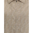 Fendi Chambray cropped Jacket Fendi