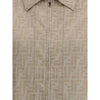 Fendi Chambray cropped Jacket Fendi