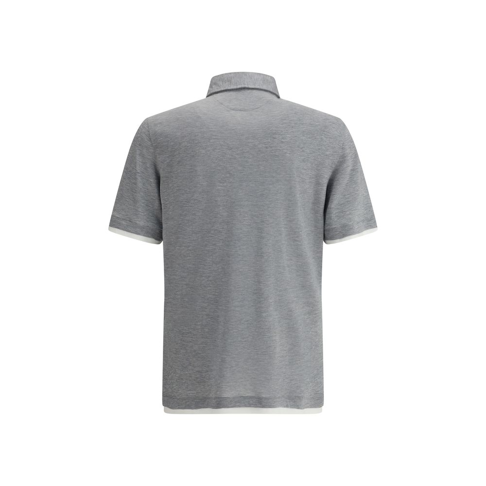 Brunello Cucinelli Silk Polo Shirt Brunello Cucinelli