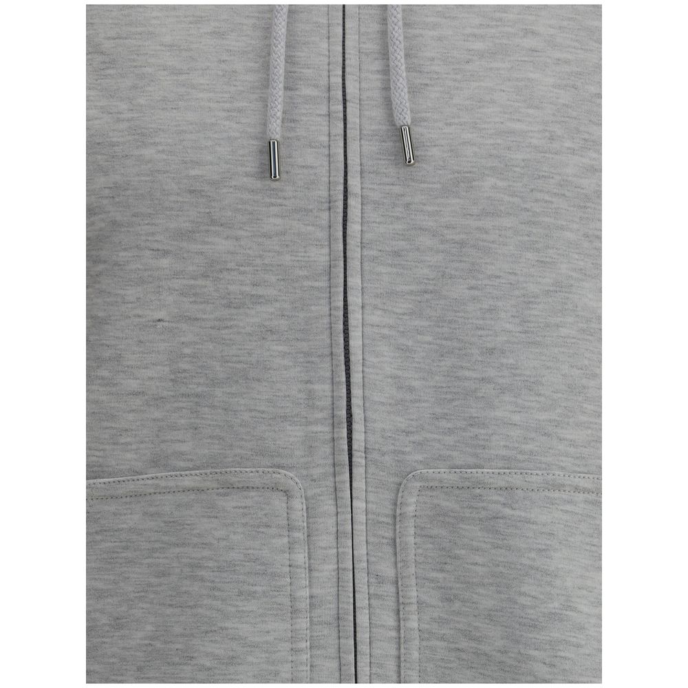 Brunello Cucinelli Monochrome Hoodie Brunello Cucinelli