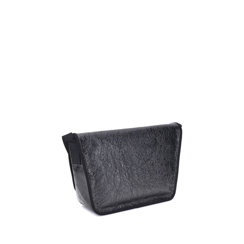 Balenciaga Black Calf Leather Bos Taurus Shoulder Bag Balenciaga