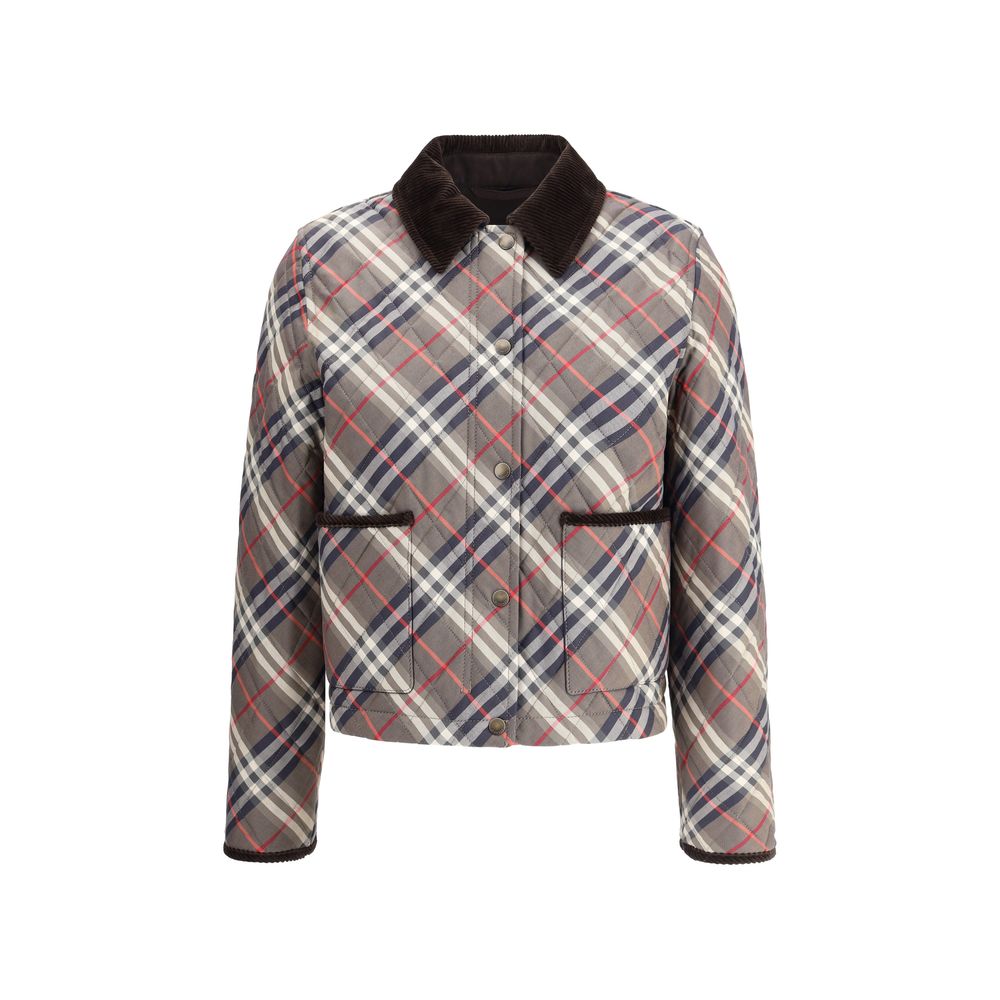 Burberry Check wadded Jacket Burberry