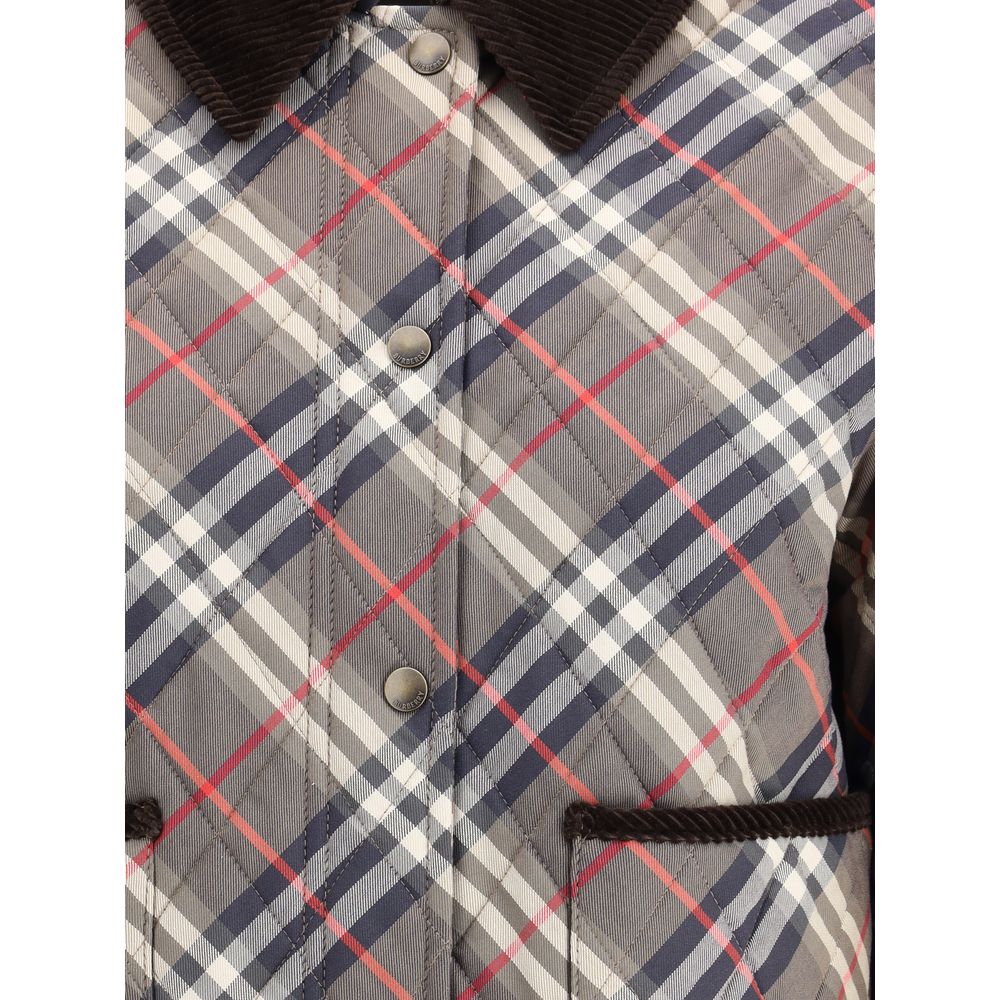 Burberry Check wadded Jacket Burberry