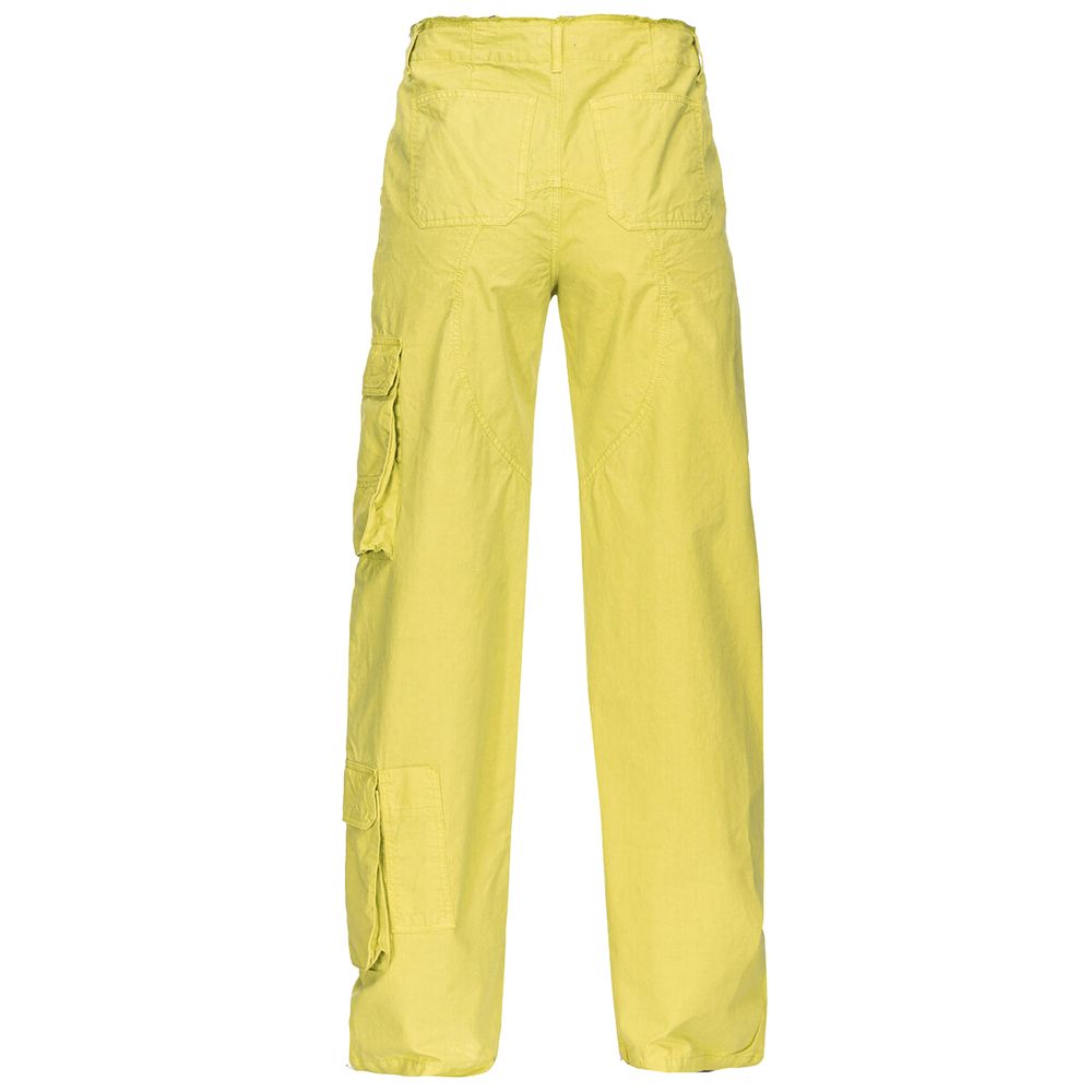 PINKO Green Cotton Women Cargo Pant PINKO