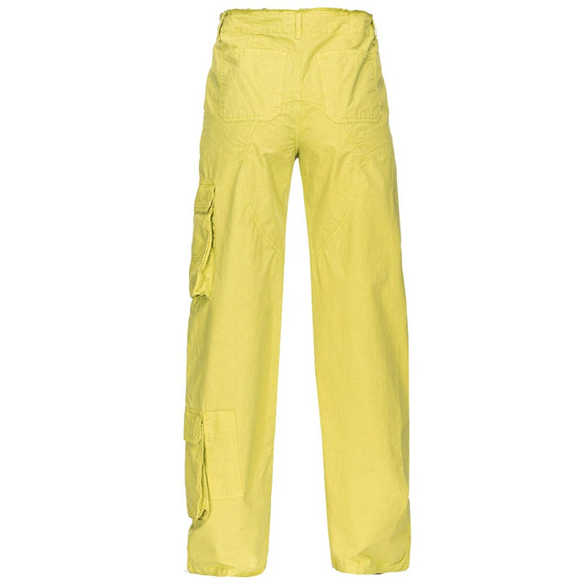 PINKO Green Cotton Women Cargo Pant PINKO