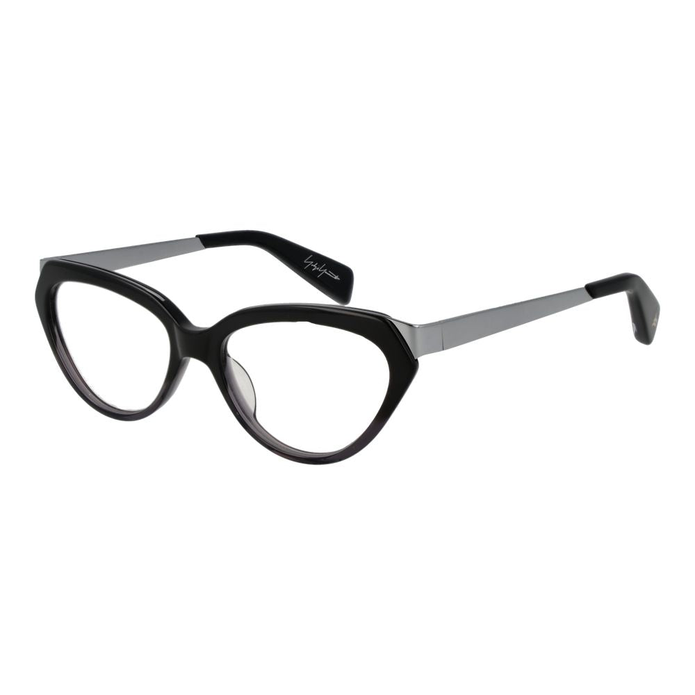 Yohji Yamamoto Black Unisex Glasses Frame Yohji Yamamoto