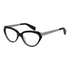 Yohji Yamamoto Black Unisex Glasses Frame Yohji Yamamoto