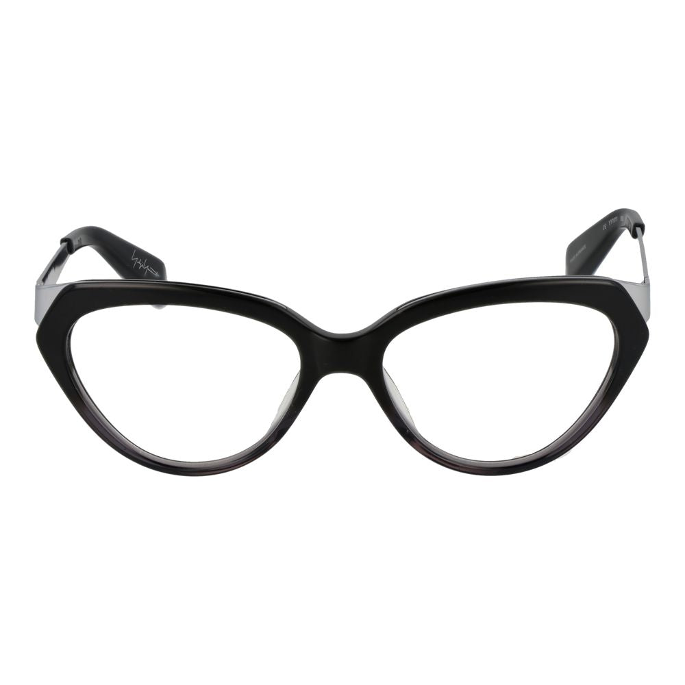 Yohji Yamamoto Black Unisex Glasses Frame Yohji Yamamoto