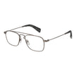 Yohji Yamamoto Silver Unisex Glasses Frame Yohji Yamamoto