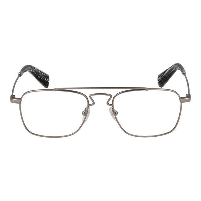 Yohji Yamamoto Silver Unisex Glasses Frame Yohji Yamamoto