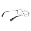 Yohji Yamamoto Silver Unisex Glasses Frame Yohji Yamamoto