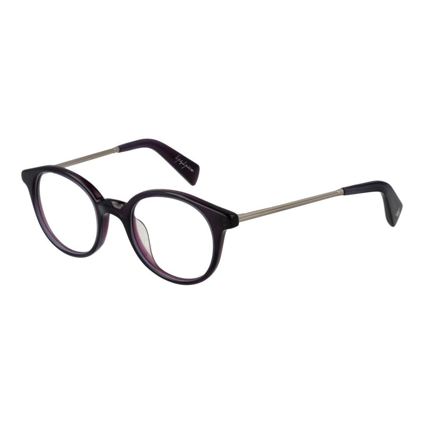 Yohji Yamamoto Purple Metal & Plastic Glasses (Frames) Yohji Yamamoto