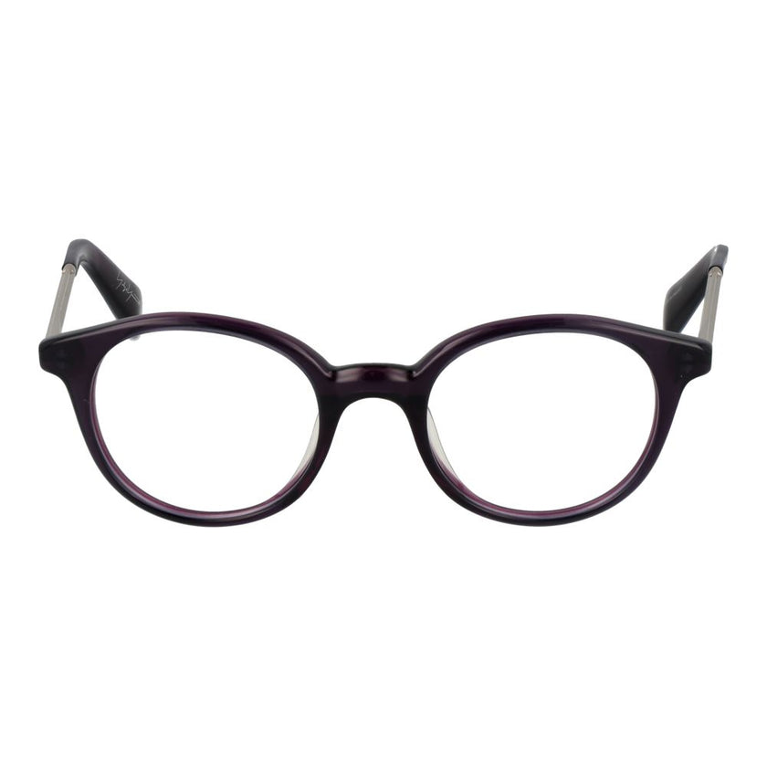Yohji Yamamoto Purple Metal & Plastic Glasses (Frames) Yohji Yamamoto