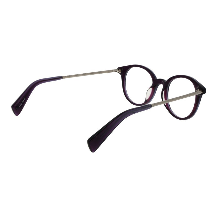 Yohji Yamamoto Purple Metal & Plastic Glasses (Frames) Yohji Yamamoto