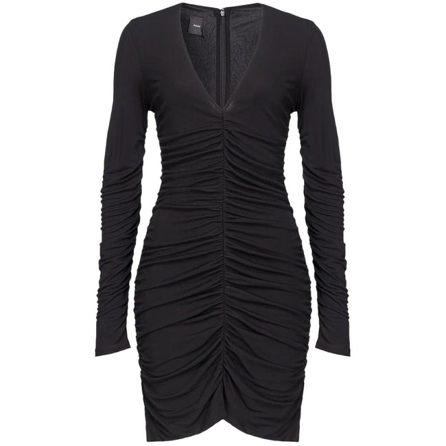 PINKO Black Nylon Dress PINKO
