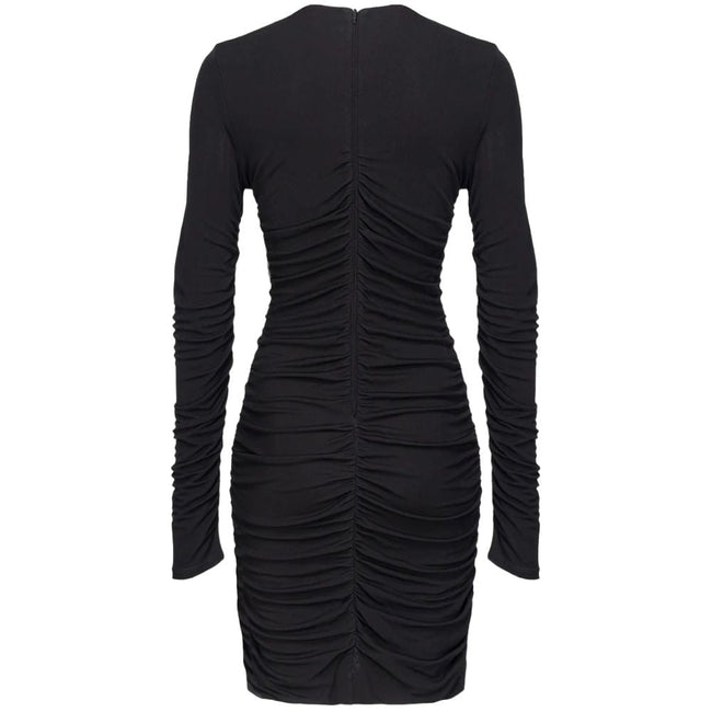 PINKO Black Nylon Dress PINKO