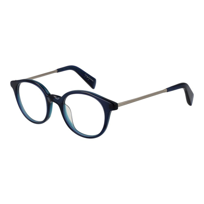 Yohji Yamamoto Blue Unisex Glasses Frame Yohji Yamamoto