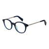 Yohji Yamamoto Blue Unisex Glasses Frame Yohji Yamamoto