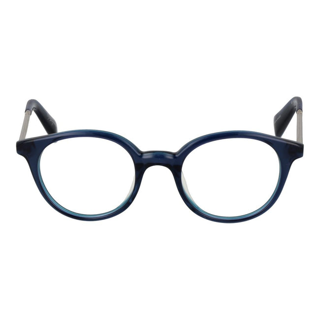 Yohji Yamamoto Blue Unisex Glasses Frame Yohji Yamamoto