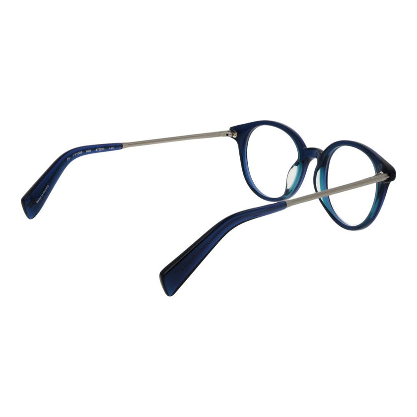Yohji Yamamoto Blue Acetate Glasses (Frames) Yohji Yamamoto