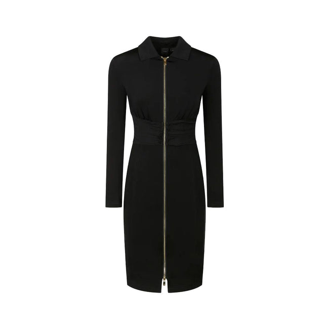 PINKO Black Viscose Dress PINKO
