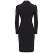 PINKO Black Viscose Dress PINKO